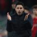 [FILES] Arsenal’s Spanish manager Mikel Arteta gestures on the touchline during the English League Cup semi-final first leg football match between Liverpool and Arsenal at Anfield in Liverpool, north west England on January 13, 2022. (Photo by Paul ELLIS / AFP)