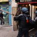 Protester clashes with police during a rally in Paris on January 19, 2023, as workers go on strike over the French President’s plan to raise the legal retirement age from 62 to 64. – A day of strikes and protests kicked off in France on January 19, set to disrupt transport and schooling across the country in a trial for the government as workers oppose a deeply unpopular pensions overhaul. (Photo by Thomas SAMSON / AFP)