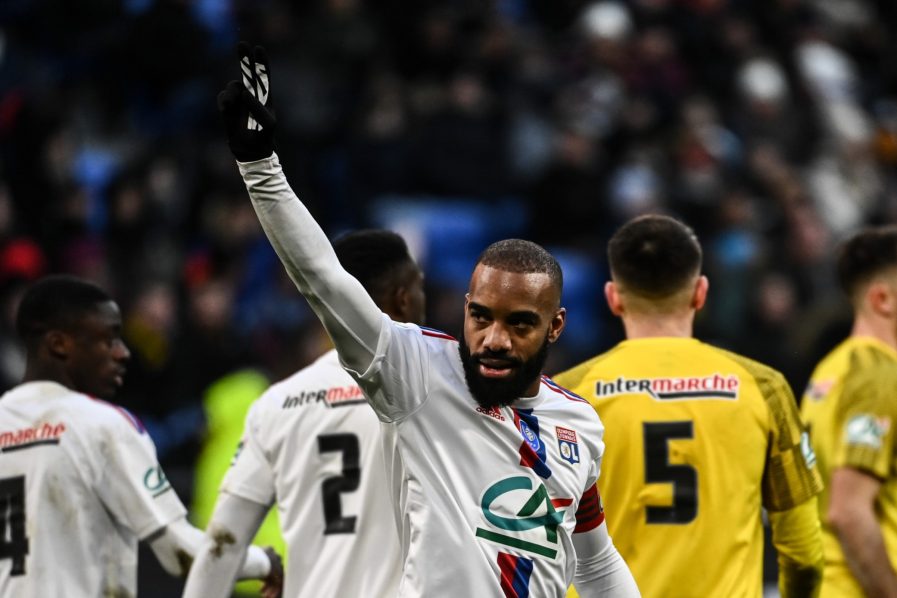 Lacazette hat-trick fires Lyon into French Cup last 16