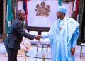 President Muhammadu Buhari receives Mr. Audance Niyonzima, a Special Envoy of President of Burundi, H.E Evariste Ndayishinmye this afternoon at the State House, Abuja.