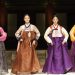 Models present the traditional costume known as hanbok during the 2010 Korea Hanbok Festival in Seoul.