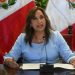 (FILES) In this file photo taken on February 10, 2023, Peru’s President Dina Boluarte speaks during a press conference at the Presidential Palace in Lima. – Peruvian President Dina Boluarte announced on February 24, 2023, the “definitive withdrawal” of Peru’s ambassador to Mexico, alleging that Mexican President Andres Manuel Lopez Obrador “violates the principle of non-interference in internal affairs” by supporting ousted former President Pedro Castillo. (Photo by ERNESTO BENAVIDES / AFP)