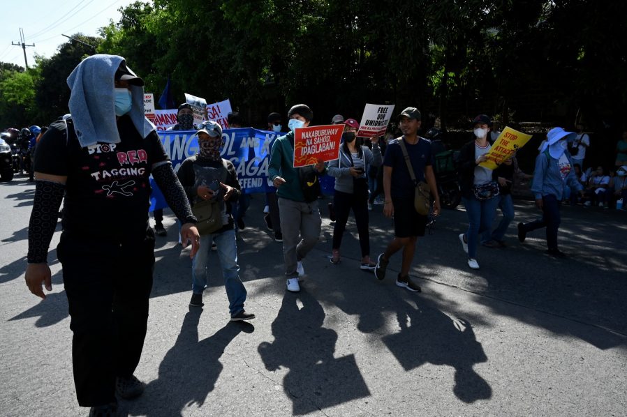 Philippine protesters celebrate ‘People Power’ ousting of Marcos Sr