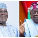 A photo combination of Atiku Abubakar and Bola Tinubu.