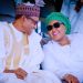 President Muhammadu Buhari and wife, Aisha