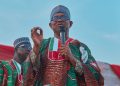 Labour Party Presidential candidate Peter Obi addressing supporters in Kebbi