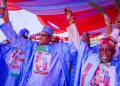 President Mohammadu Buhari canvassed support for Bola Tinubu in Nasarawa.