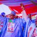 President Mohammadu Buhari canvassed support for Bola Tinubu in Nasarawa.