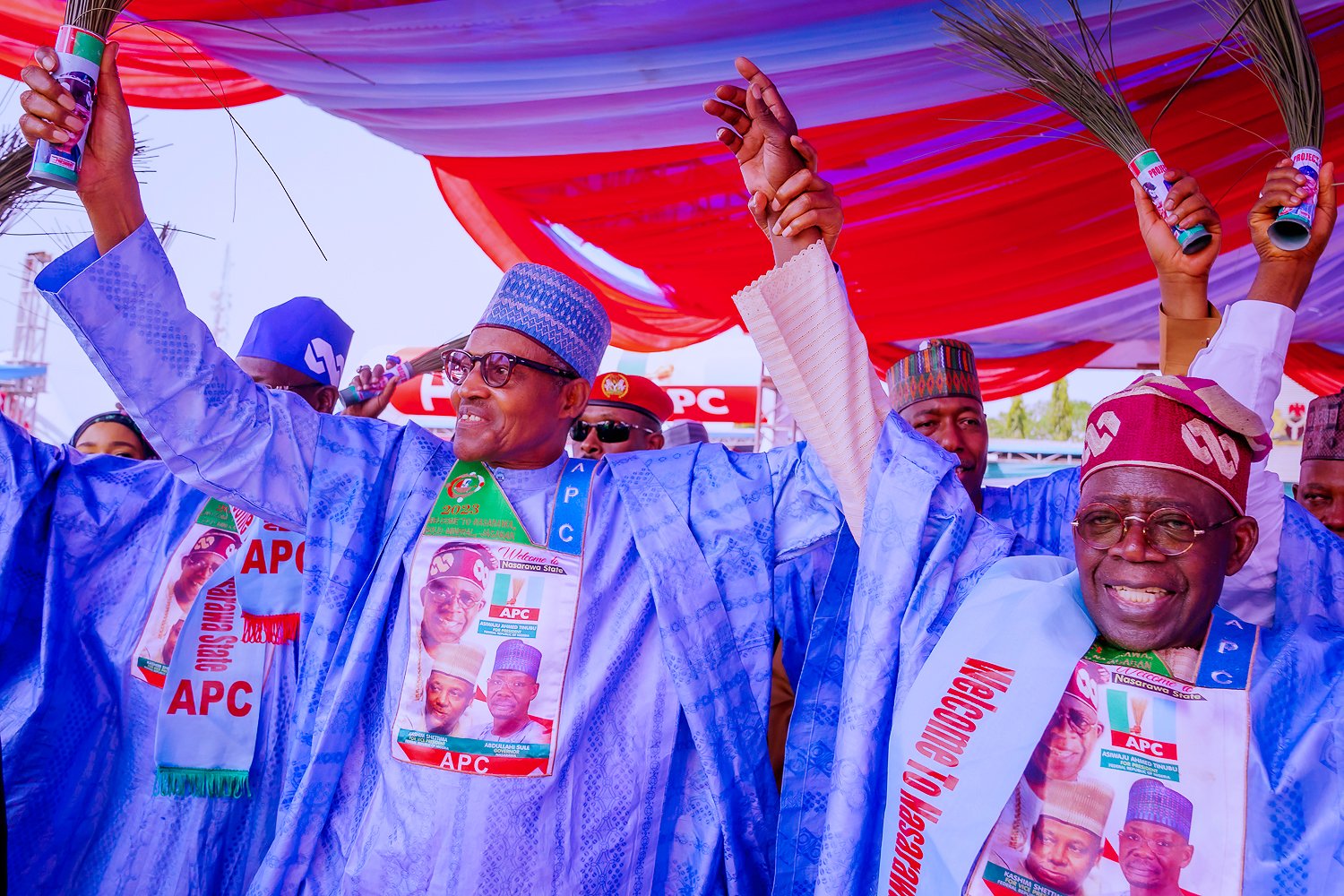 Tinubu floors Peter Obi, Atiku at Buhari’s polling unit