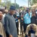 Dr Yusuf Datti Baba-Ahmedin, Vice Presidential Candidate of the Labour Party, casting his vote: Photo: Peter Obi / Twitter