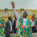 All Progressives Congress (APC) presidential candidate, Bola Ahmed Tinubu and his running mate, Kashim Shettima, during the party’s campaign rally in Abeokuta.