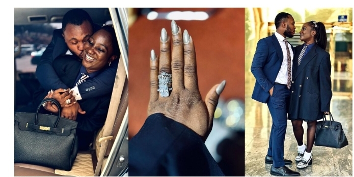 Pastor Paul Enenche’s daughter, Deborah flaunts her crown-inspired wedding ring in new photos