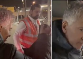 Caught on camera: Messi's father arrives in Barcelona after meeting with PSG representatives