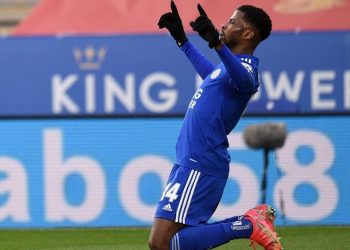 Kelechi Iheanacho . (Photo by Oli SCARFF / POOL / AFP)