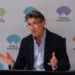 World Athletics president Sebastian Coe during a press conference on March 23, 2023.