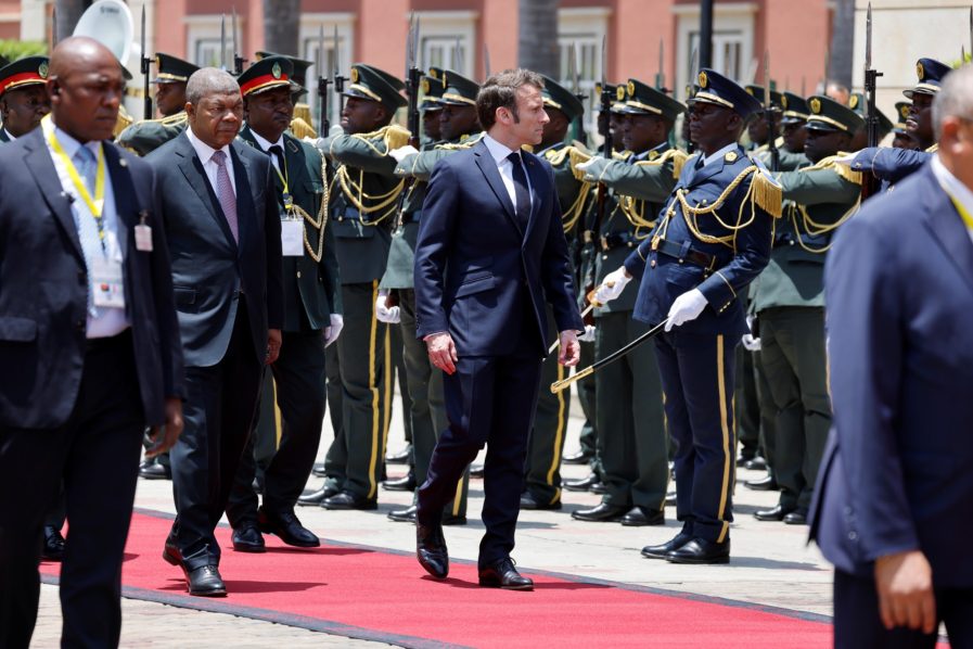 France’s Macron pushes economic ties in Angola