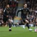 Arsenal’s Portuguese midfielder Fabio Vieira (R) runs with the ball during the English Premier League football match between Fulham and Arsenal at Craven Cottage in London on March 12, 2023. (Photo by ADRIAN DENNIS / AFP)