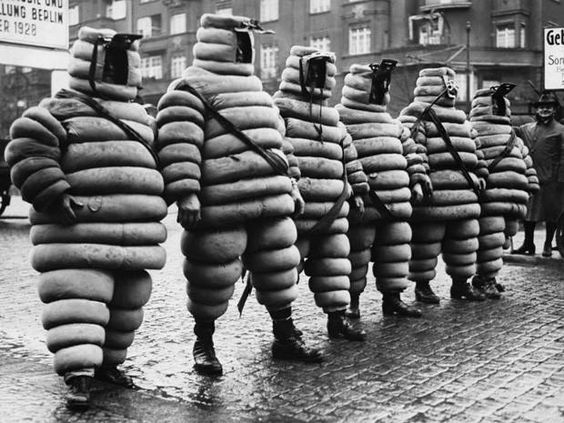 Terrifying Photos of the Original Michelin Man