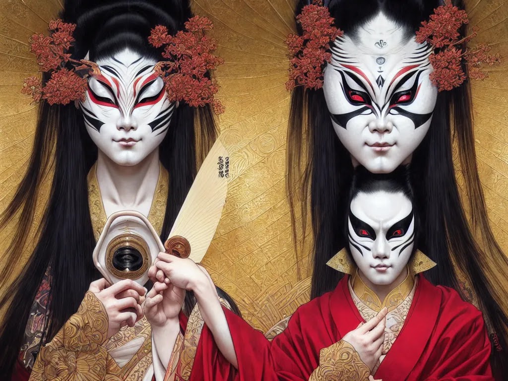 Kabuki Mask: Ancient Japanese Theatrical Culture