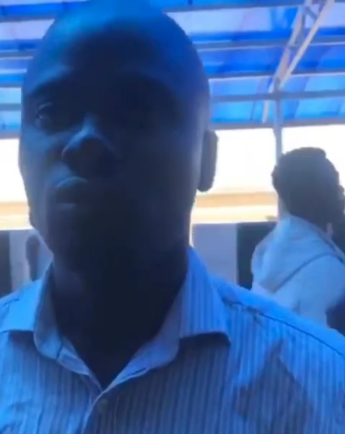 “I am confident that Jehovah God will help me” – Man storms Lagos airport to travel to the US without a passport (video)