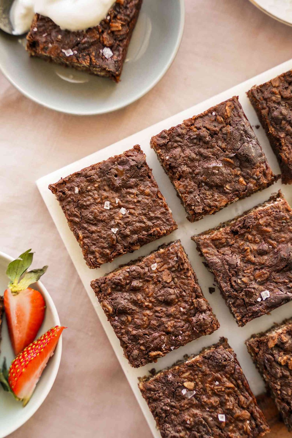 Peanut Butter Brownie Baked Oatmeal