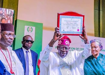 Tinubu, Shettima receive Certificate of Return from INEC