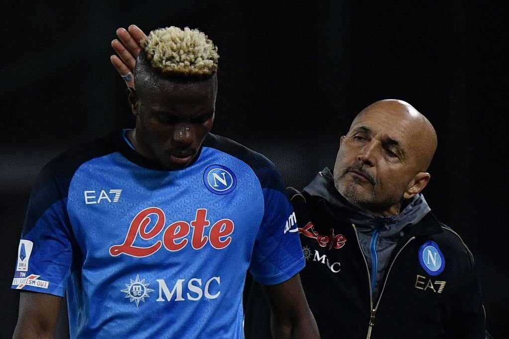 Osimhen ruled out of Napoli tie against AC Milan with injury