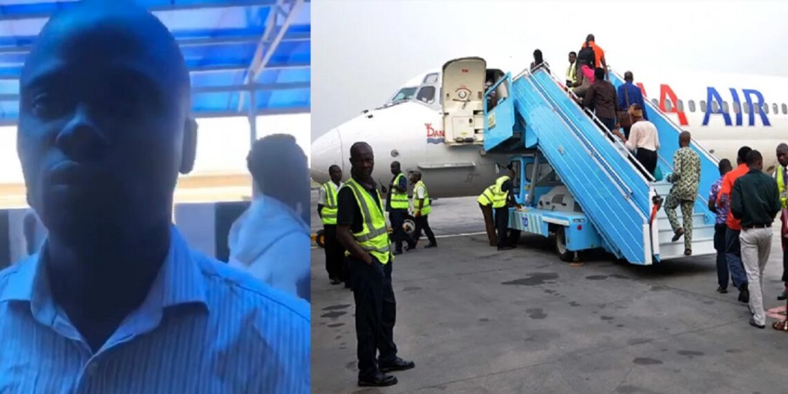 “I am confident that Jehovah God will help me” – Man storms Lagos airport to travel to the US without a passport (video)