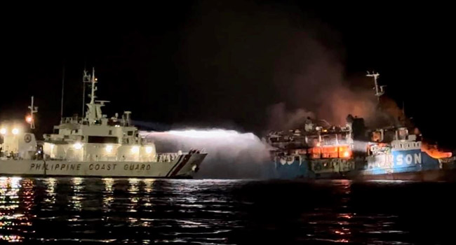 31 Killed In Philippine Ferry Fire