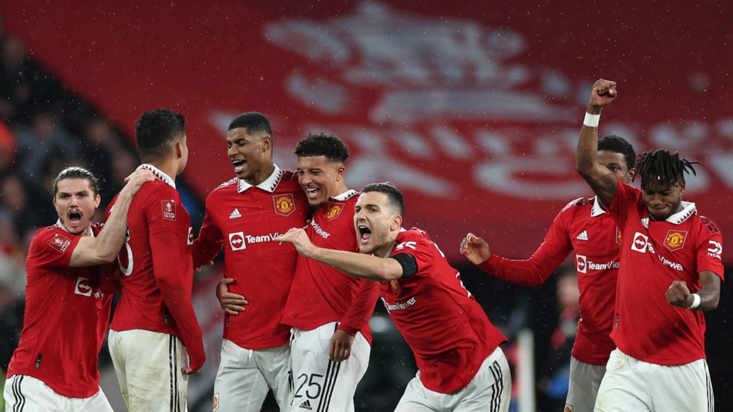 Man Utd beat Brighton on penalties to set up FA Cup final against Man City