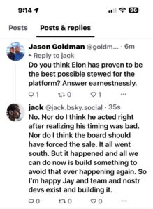 Jack Dorsey Thinks Elon Musk Isn’t Doing Right By Twitter