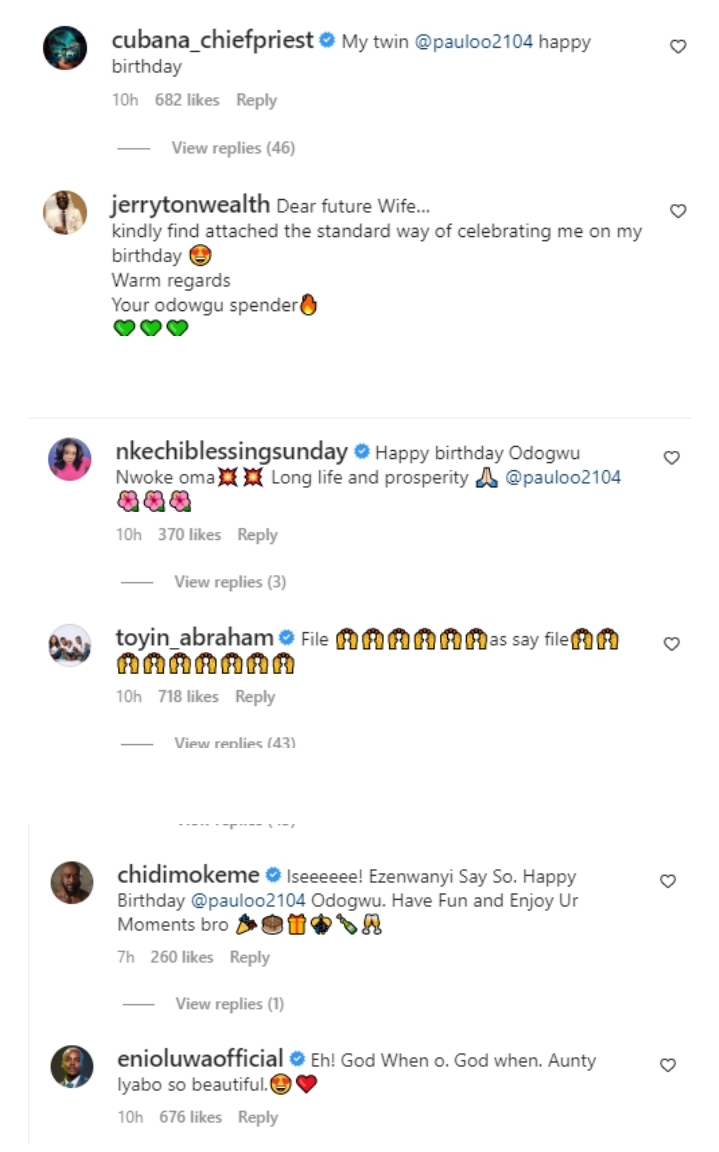 “Words can’t describe how much I love you” — Iyabo Ojo pens romantic birthday note to Paul Okoye