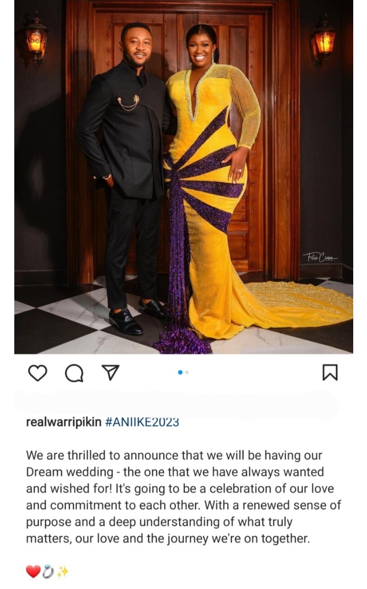 Real Warri Pikin and husband Ikechukwu Asuoha set to have their “dream wedding” 10 years after they got married (photos)