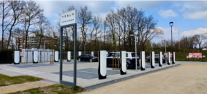 Here’s the World’s first Tesla V4 Supercharger Charging a VW ID Buzz