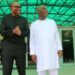 Peter Obi during on his visits to Canaanland. PIX: PM NEWS