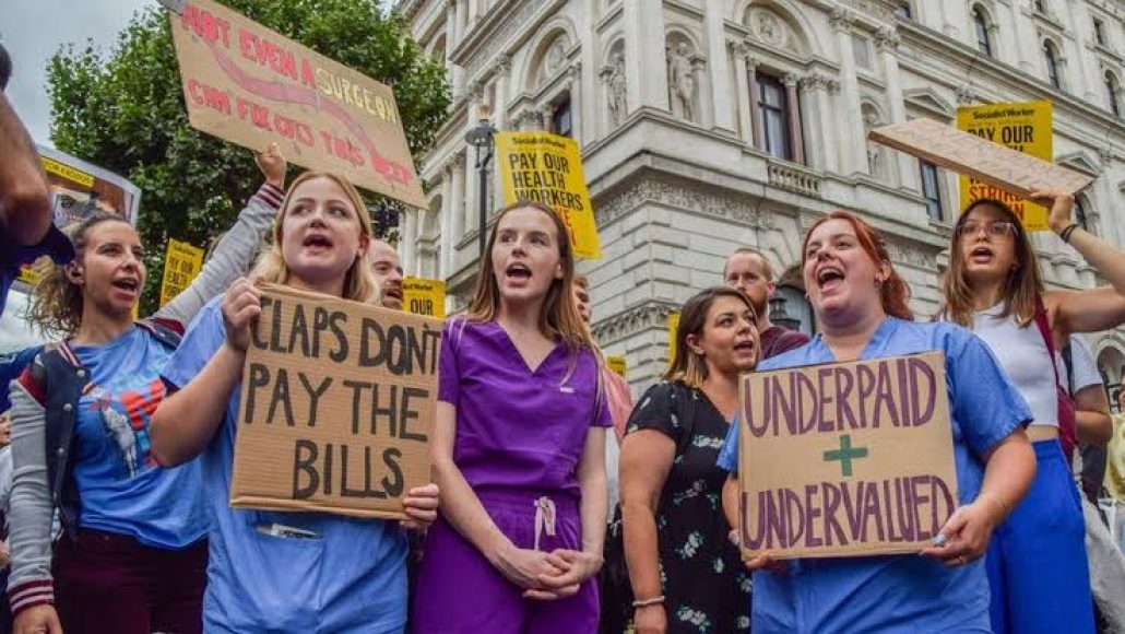 UK nurses prepared to strike until Christmas: Union leader