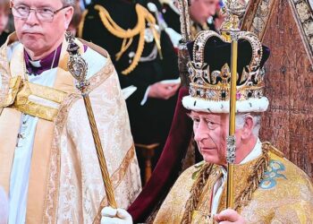 A moment when King Charles was crowned on Saturday. A Nigerian lawyer, Kayode Ajulo has written a letter to the new British monarch to have mercy on he Ekweremadus. PIX Daily Mail.co.uk