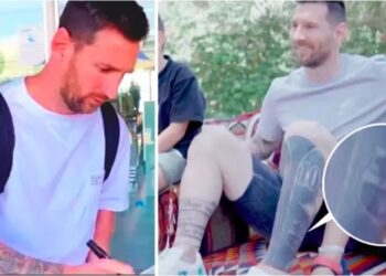 Messi apparently tattooes Barca shield amid comeback rumours