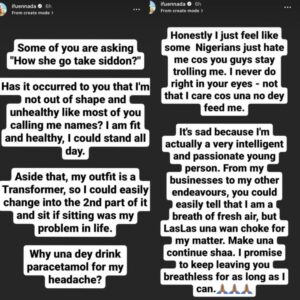 “If you can accept Speed Darlington and Portable, why can’t you accept me?” – Ifu Ennada tackles Nigerians for constantly criticizing her unique outfits to award shows