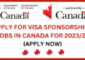 Canada Visa Sponsorship Program 2023/2024 - See Visa Application Instructions Guide