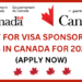 Canada Visa Sponsorship Program 2023/2024 - See Visa Application Instructions Guide