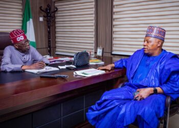 Bola Tinubu and Kashim Shettima rubbed mind together on the way forward for the nation