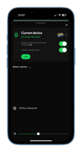 Spotify Adds Shared Volume Control