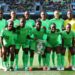 MELBOURNE, AUSTRALIA – JULY 21: Players of Nigeria pose for a team photo prior to the FIFA Women’s World Cup Australia & New Zealand 2023 Group B match between Nigeria and Canada at Melbourne Rectangular Stadium on July 21, 2023 in Melbourne, Australia. (Photo by AFP)