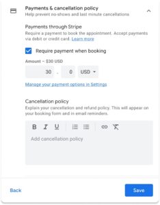 Google Calendar offers paid 