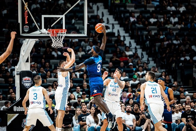 USA’s men’s basketball team beat Greece on UAE debut