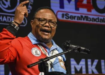 File photo of Tundu Lissu, presidential candidate for Tanzania’s main opposition party, Chadema. © AFP – stringer