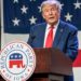 (FILES) Former US president and 2024 Republican Presidential hopeful Donald Trump speaks at the Republican Party of Iowa’s 2023 Lincoln Dinner at the Iowa Events Center in Des Moines, Iowa, on July 28, 2023. – Donald Trump said on August 20, 2023 that he will skip this week’s first Republican presidential debate, arguing that Americans know him well and there is no need for a public showdown with his rivals for the White House. (Photo by Sergio FLORES / AFP)