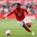 Emmanuel Dennis of Nottingham during the Premier League match between Nottingham Forest and Wolverhampton Wanderers at City Ground on April 01, 2023 in Nottingham, England. (Photo: AFP)