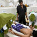 A man receives treatment as he suffers from dengue fever, at the Shaheed Suhrawardy Medical College Hospital in Dhaka on October 2, 2023. – More than 1,000 people in Bangladesh have died of dengue fever since the start of the year, official figures showed, in the country’s worst recorded outbreak of the mosquito-borne disease. (Photo by Munir UZ ZAMAN / AFP)